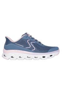 skechers - Tenisówki Skechers Model Glide Step Sole Kolor Niebieski. Kolor: szary. Materiał: syntetyk, tkanina