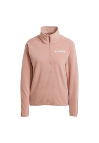 Adidas - Damski polar 1/2 zip adidas Terrex Multi Essentials. Kolor: różowy. Materiał: polar. Sport: wspinaczka, turystyka piesza #1
