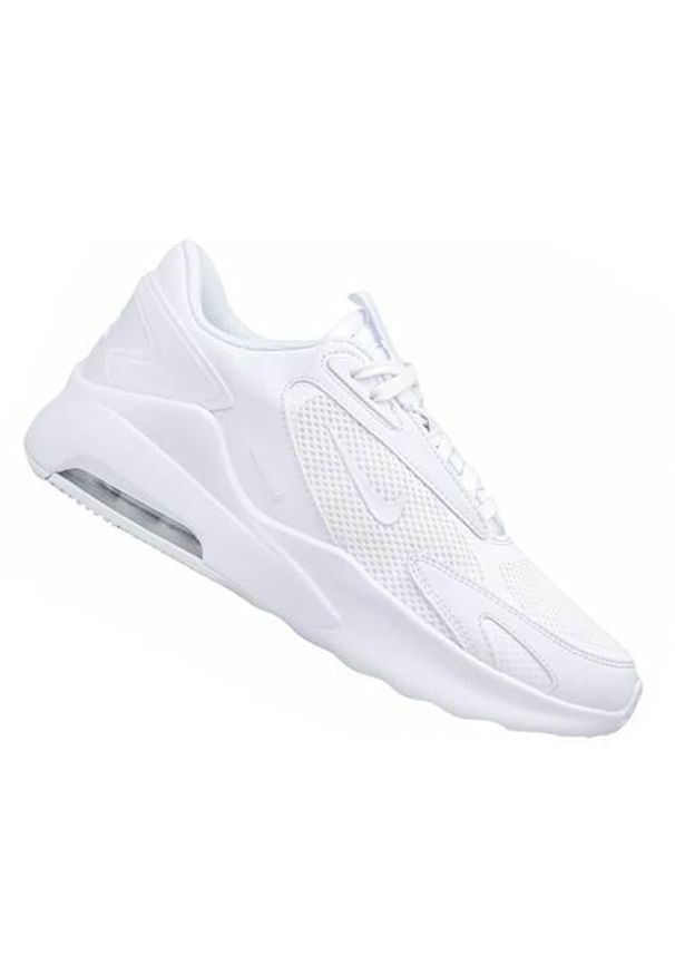 Buty do chodzenia męskie Nike Air Max Bolt. Zapięcie: sznurówki. Kolor: biały. Materiał: materiał. Szerokość cholewki: normalna. Model: Nike Air Max. Sport: turystyka piesza