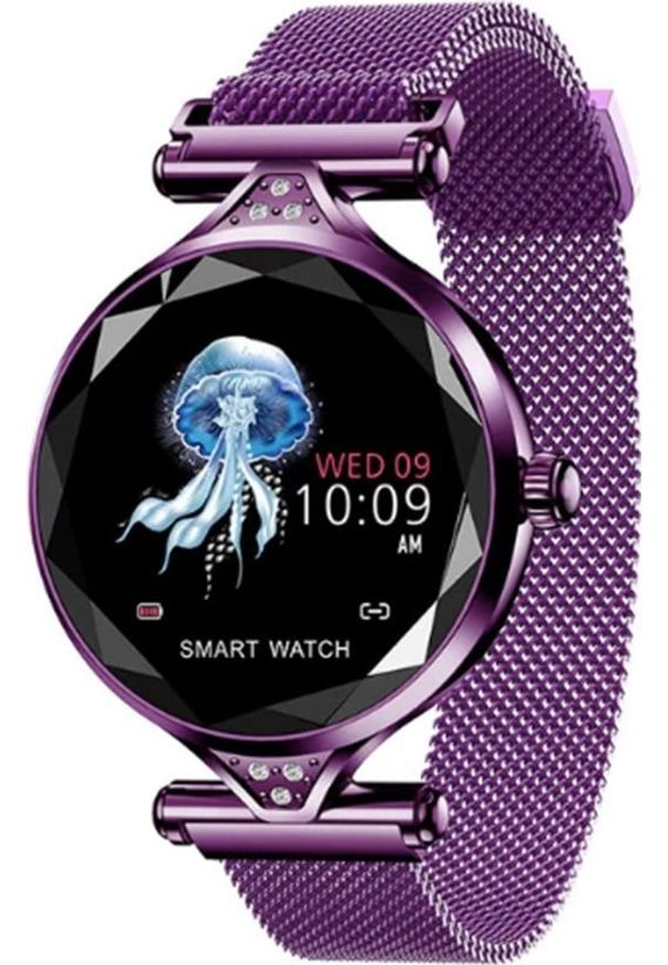 Smartwatch Roneberg RH1 Fioletowy. Rodzaj zegarka: smartwatch. Kolor: fioletowy