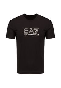 EA7 Emporio Armani - T-shirt EA7 EMPORIO ARMANI. Okazja: na co dzień. Materiał: elastan, bawełna. Długość rękawa: krótki rękaw. Wzór: nadruk. Styl: casual