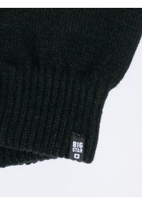 Big-Star - Rękawiczki męskie czarne Avgust 906. Kolor: czarny. Materiał: wełna, dzianina. Sezon: zima, jesień. Styl: elegancki, klasyczny, sportowy #4