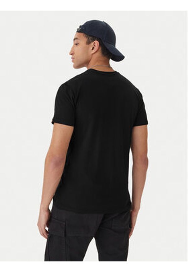 Alpha Industries Komplet t-shirtów 258500 Czarny Regular Fit. Kolor: czarny. Materiał: bawełna