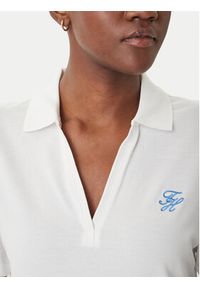 TOMMY HILFIGER - Tommy Hilfiger Sukienka codzienna WW0WW48749 Écru Regular Fit. Okazja: na co dzień. Kolor: kremowy. Materiał: bawełna. Typ sukienki: proste. Styl: casual #3