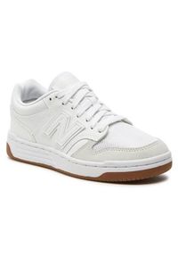 Buty do chodzenia dla dzieci New Balance Nb 480. Zapięcie: sznurówki. Kolor: biały. Materiał: tkanina, materiał, skóra, syntetyk. Szerokość cholewki: normalna. Sport: turystyka piesza