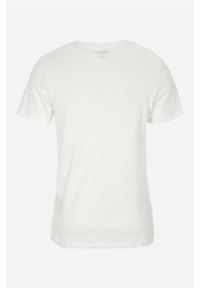 Jack & Jones - T-shirt Logo. Kolor: biały. Materiał: jersey. Długość rękawa: krótki rękaw. Długość: krótkie. Wzór: nadruk