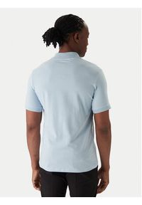Karl Lagerfeld - KARL LAGERFELD Polo 745022 561235 Błękitny Regular Fit. Typ kołnierza: polo. Kolor: niebieski. Materiał: bawełna #3