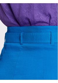 Pinko Spódnica ołówkowa Ivra 100444 A0LT Niebieski Slim Fit. Kolor: niebieski. Materiał: len, wiskoza #4