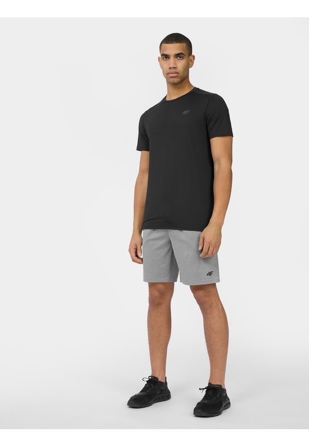4f - 4F Spodenki treningowe szybkoschnące męskie L. Kolor: szary. Materiał: materiał, guma, włókno