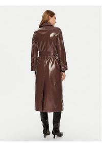 ACCESS FASHION Trencz 44-9009-361 Brązowy Regular Fit. Kolor: brązowy. Materiał: skóra #2