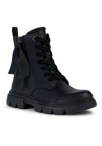 Geox Trzewiki J Junette Girl J36HVG 000BC C9999 D Czarny. Kolor: czarny. Materiał: skóra #4