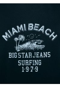 Big-Star - Koszulka męska z kontrastowym nadrukiem granatowa Fors 403. Kolor: niebieski. Materiał: materiał, skóra, dzianina. Wzór: nadruk. Styl: klasyczny, wakacyjny #3