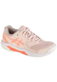 Asics - Buty do tenisa damskie, ASICS Gel-Dedicate 8 Clay. Kolor: pomarańczowy, wielokolorowy, różowy. Sport: tenis #1