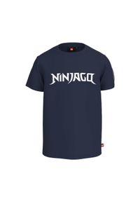 Koszulka bawełniana dziecięca LEGO Ninjago TAYLOR 106. Kolor: niebieski. Materiał: bawełna #1
