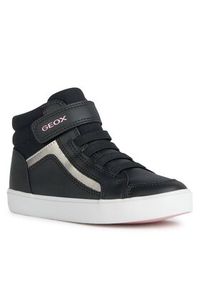 Geox Sneakersy J Gisli Girl J364NC 05410 C9999 M Czarny. Kolor: czarny. Materiał: skóra #2