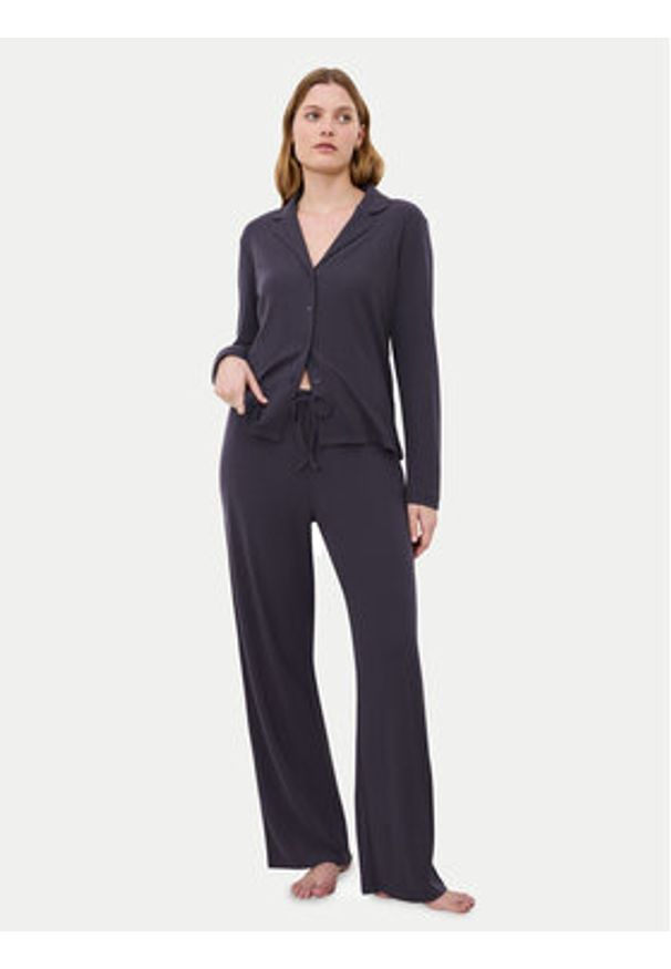 Triumph Spodnie piżamowe Mix&Match 10225049 Szary Regular Fit. Kolor: szary. Materiał: wiskoza