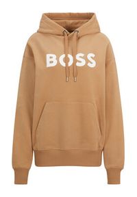 BOSS - Boss Bluza 50490635 Brązowy Regular Fit. Kolor: brązowy. Materiał: bawełna #2