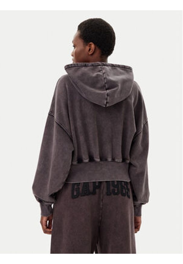 GAP - Gap Bluza 714577-02 Brązowy Oversize. Kolor: brązowy. Materiał: bawełna