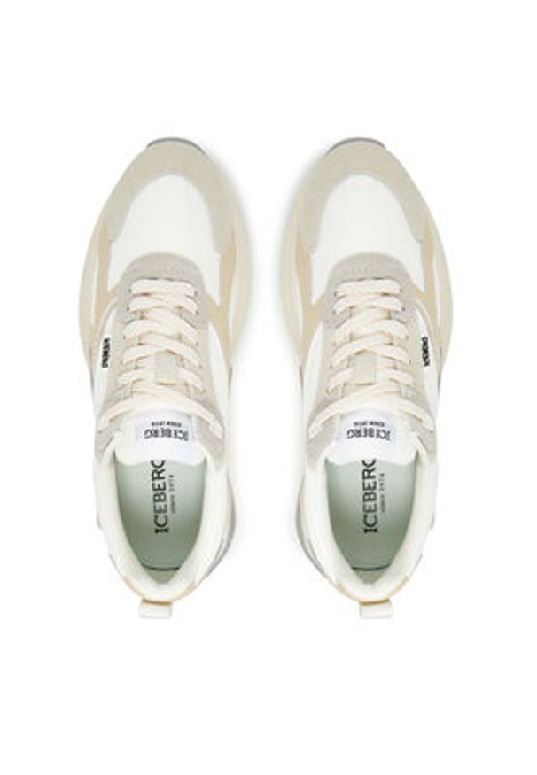Iceberg Sneakersy IU1758 Beżowy. Kolor: beżowy. Materiał: materiał