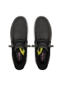 skechers - Skechers Mokasyny Melson-Coronado 210959/BKGY Czarny. Kolor: czarny. Materiał: materiał #4