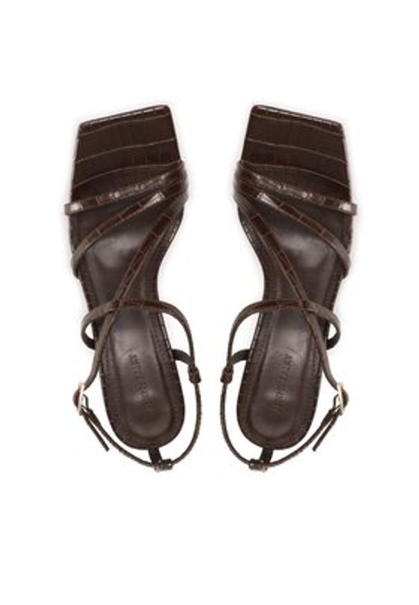 Jenny Fairy Sandały LS5749-12 Brązowy. Kolor: brązowy. Materiał: skóra