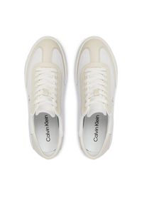 Calvin Klein Sneakersy Low Pro Cups Wt Canv Mg HW0HW03145 Biały. Kolor: biały. Materiał: materiał #4
