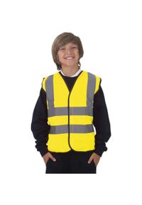 YOKO - Dziecięca Kamizelka / Kurtka HiVis. Kolor: żółty