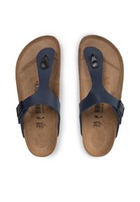 Birkenstock Japonki Gizeh Bs 0143623 Granatowy. Kolor: niebieski. Materiał: skóra #1