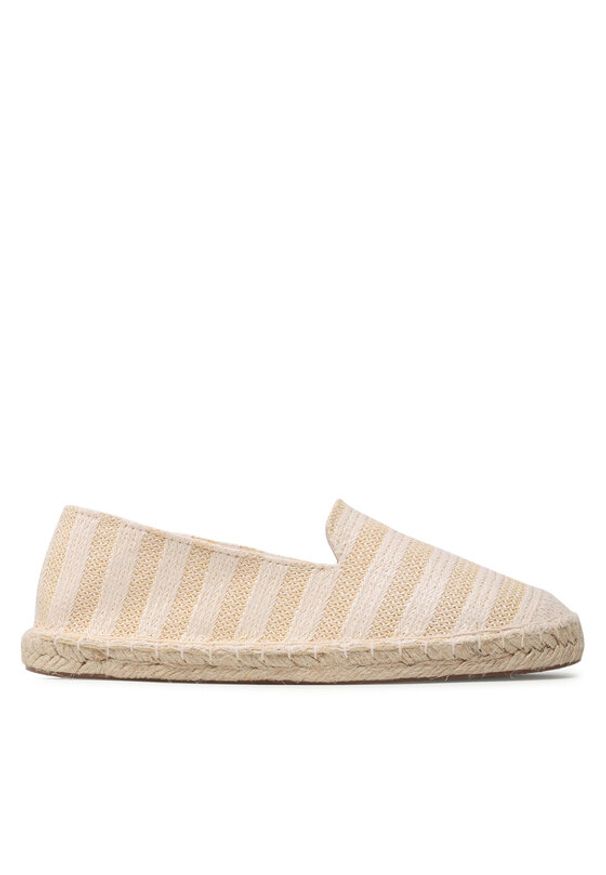 Jenny Fairy Espadryle HZF064-01 Beżowy. Kolor: beżowy. Materiał: materiał