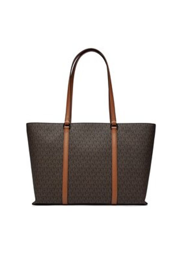 MICHAEL Michael Kors Torebka Temple Tote 30R4G1LT3B Brązowy. Kolor: brązowy. Materiał: skórzane