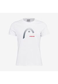 Head - T-shirt damski Club Lara. Kolor: biały. Materiał: bawełna, jersey, materiał, poliester