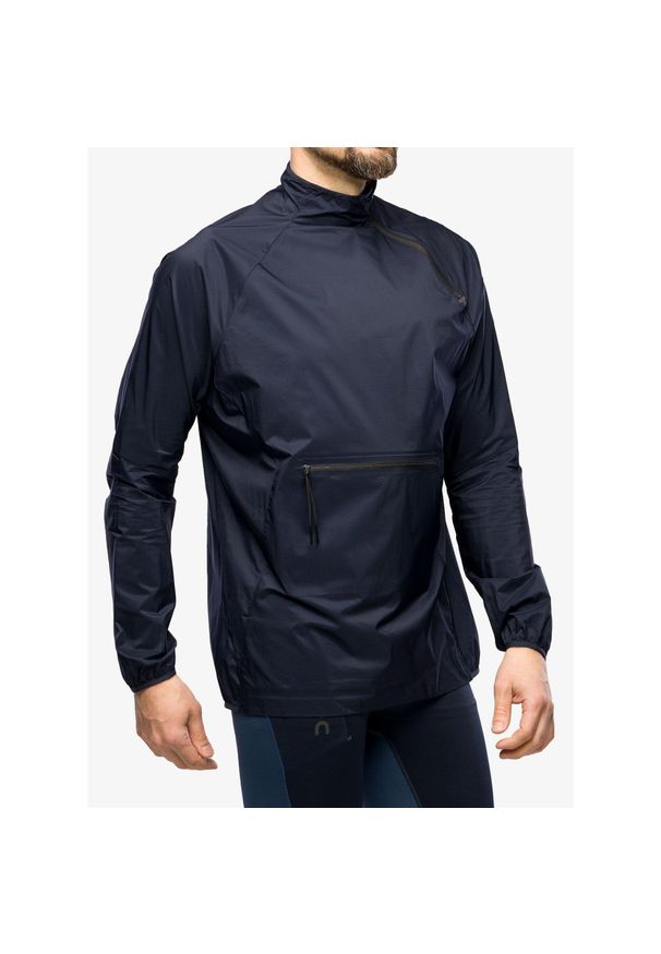 Kurtka wiatrówka męska On Running Active Jacket. Kolor: niebieski