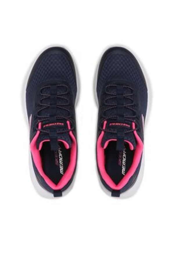 skechers - Skechers Sneakersy Social Orbit 149691/NVHP Granatowy. Kolor: niebieski. Materiał: materiał