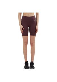 FUNDANGO - Szorty sportowe damskie Fundango Estel. Kolor: fioletowy. Materiał: dresówka. Sport: joga i pilates, fitness, kolarstwo