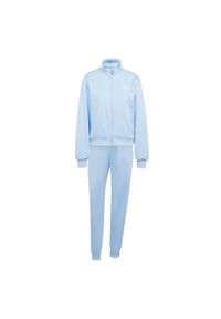 Adidas - Dres Essentials Feel Cozy. Kolor: niebieski. Materiał: dresówka. Sport: fitness