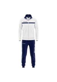 Dres z polaru zapinany na suwak Givova One. Kolor: wielokolorowy, niebieski. Materiał: dresówka, polar. Sport: fitness