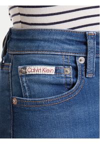 Calvin Klein Jeans Jeansy LV047B773G Granatowy Skinny Fit. Kolor: niebieski