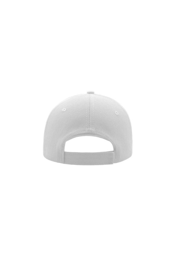 ATLANTIS - 6panelowa Czapka Liberty Six Brushed Cotton. Kolor: biały