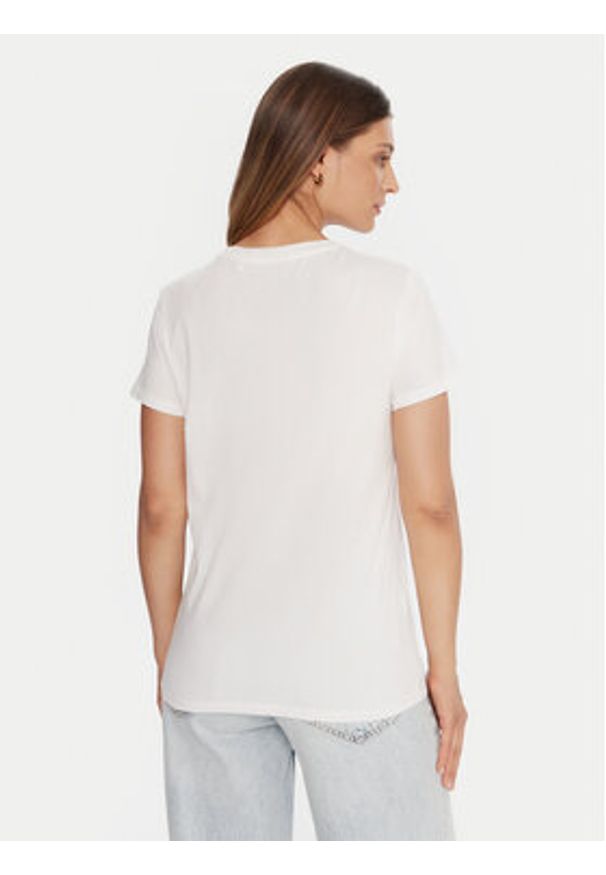 Guess T-Shirt W5BI32 K9RM1 Biały Relaxed Fit. Kolor: biały. Materiał: bawełna