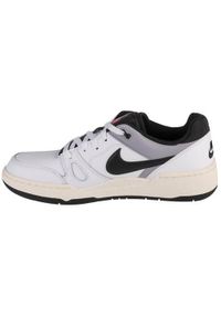 Buty do chodzenia męskie Nike Full Force Low. Kolor: biały. Materiał: skóra, syntetyk, materiał. Sport: turystyka piesza