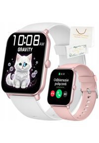 Gravity Zegarek dziecięcy SMARTWATCH Gravity KO-T36-1 PK/PK z dwoma paskami KOMUNIA. Rodzaj zegarka: smartwatch #1