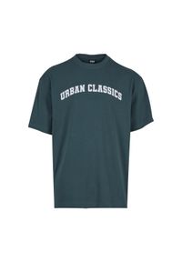 Koszulka Urban Classics College Logo Tall. Kolor: zielony #1