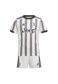 Adidas - Juventus 22/23 Home Mini Kit. Kolor: wielokolorowy, czarny, biały. Materiał: materiał