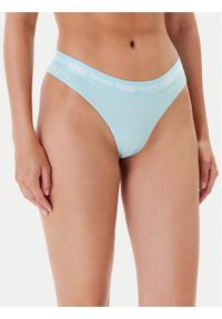 Puma Komplet 2 par stringów 907850 Zielony. Kolor: zielony. Materiał: bawełna