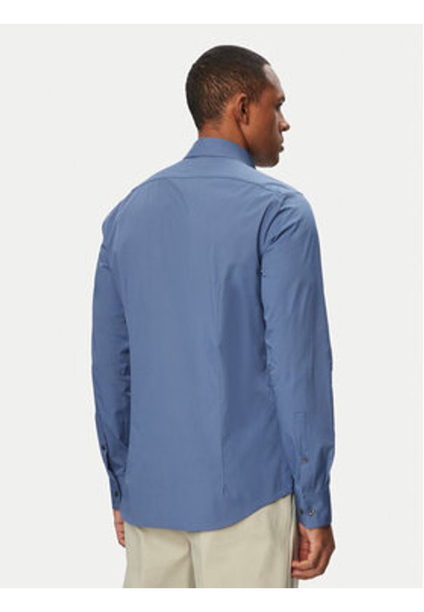 Calvin Klein Koszula Essentials LV019EU037 Niebieski jasny Slim Fit. Kolor: niebieski. Materiał: bawełna