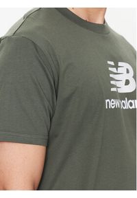 New Balance T-Shirt MT31541 Zielony Relaxed Fit. Kolor: zielony. Materiał: bawełna #5