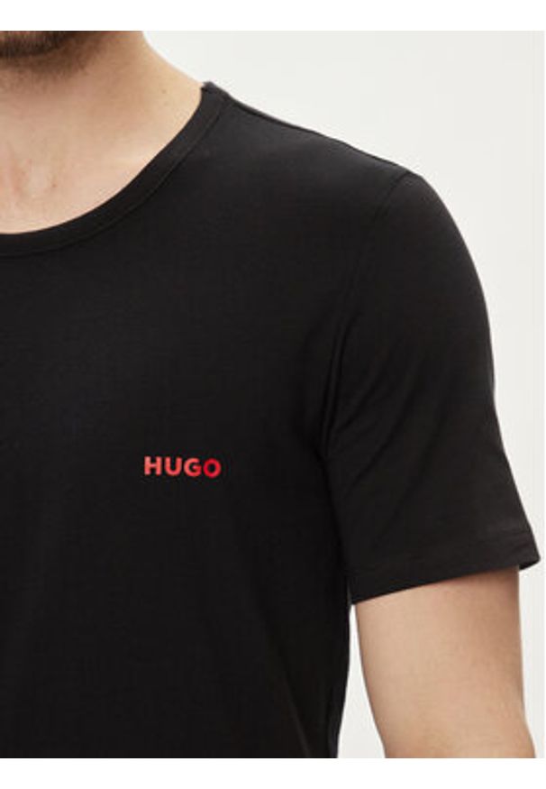 Hugo - HUGO Komplet t-shirtów 50493972 Czarny Regular Fit. Kolor: czarny. Materiał: bawełna