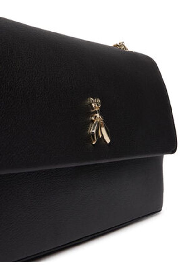 Patrizia Pepe Torebka 8B0306/L162-K103 Czarny. Kolor: czarny. Materiał: skórzane