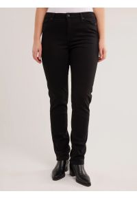 Big-Star - Jeansy damskie slim z wysokim stanem czarne Kitty High Waist 915. Okazja: do pracy, na co dzień. Stan: podwyższony. Kolor: czarny. Styl: elegancki, casual #5