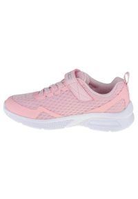 skechers - Buty sportowe Sneakersy dziewczęce, Skechers Microspec Max. Zapięcie: rzepy. Kolor: różowy. Materiał: syntetyk, tkanina, materiał. Szerokość cholewki: normalna. Sport: turystyka piesza